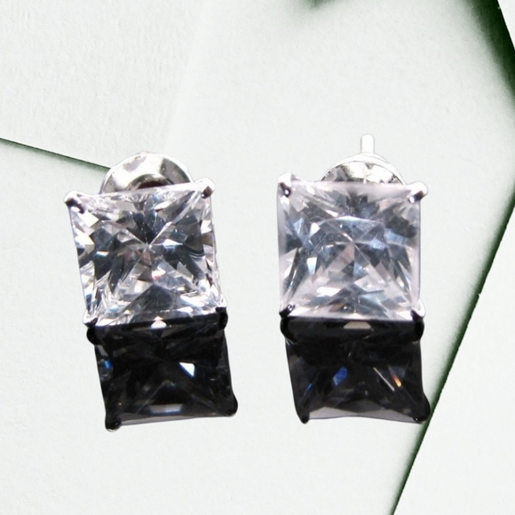 Women's Silver Earrings - Picture 1 of 4